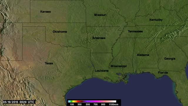 GPM Showing Rainfall Across the Great Plains