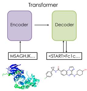 Schematic representation of a transformer model