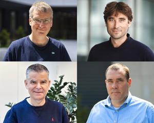 ISTA Professors Zoltan Haiman, Peter Jonas, Johann Danzl, and Tamás Hausel
