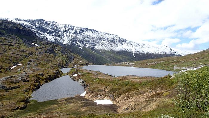Lake Tovatna in central Norway