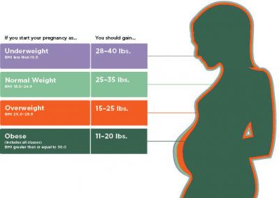 Recommendations for Weight Gain During Pregnancy