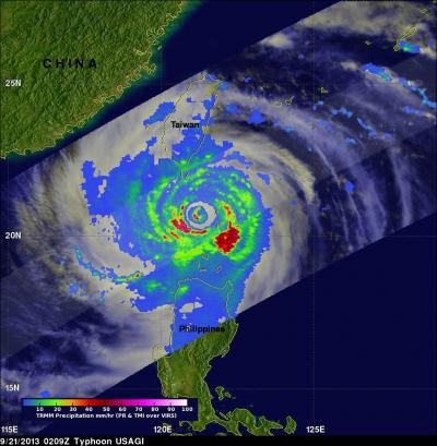 TRMM Sees Usagi Sept. 21