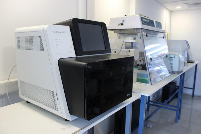 MELISA Institute's NextSeq 500 (Illumina) sequencing platform