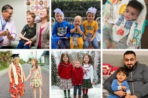 UCLA co-led clinical trial - patient collage