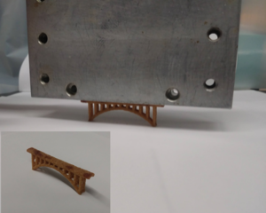 3D-printed sand bridge