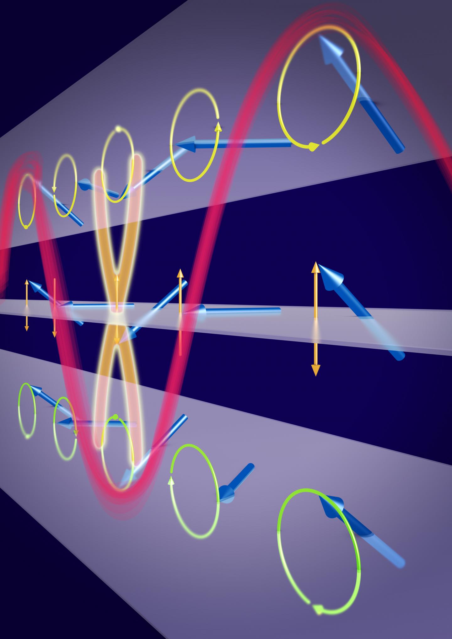 Ultrashort Spin Wave In A Nickel Iron Layer