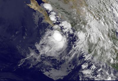 GOES-11 Catches Tropical Storm Georgette