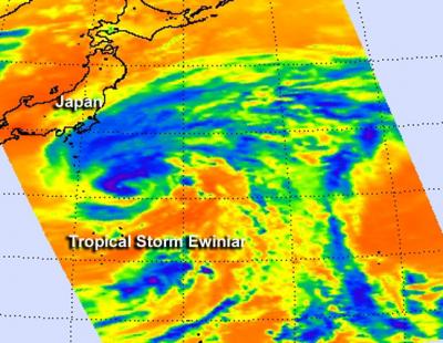 NASA View of Tropical Storm Ewiniar