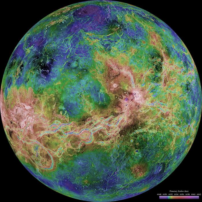 Huge rift valleys on Venus