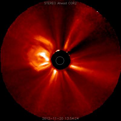 Coronal Mass Ejection on Nov. 20, 2012 at 8:54 a.m. EST