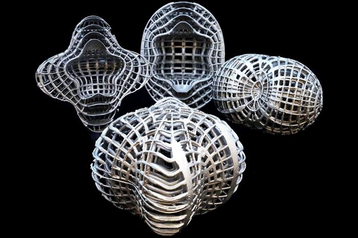 3D-printed, hybrid aluminum-and-rubber cloaking device