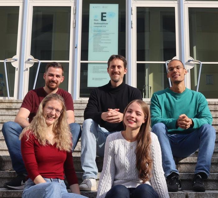 From left, back: Florian Gerstner, Christian Simon, Christian Menedo; front: Sandra Wittig, Sayan Ruwald.