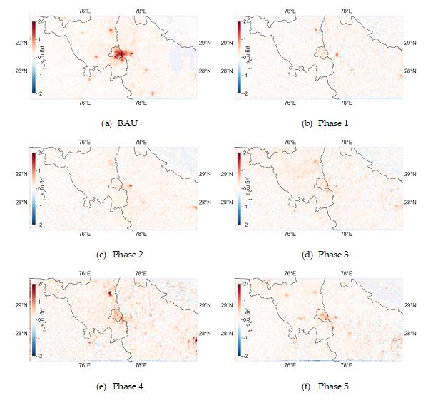 Maps of NOx Emission