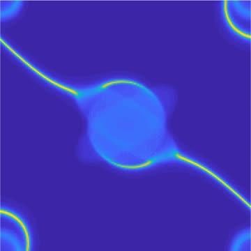 Spiraling Structure Formed by Fermi Arc States