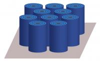 Cartoon of Nanotube Array