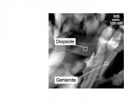 Minerals in Particle from Comet Wild 2