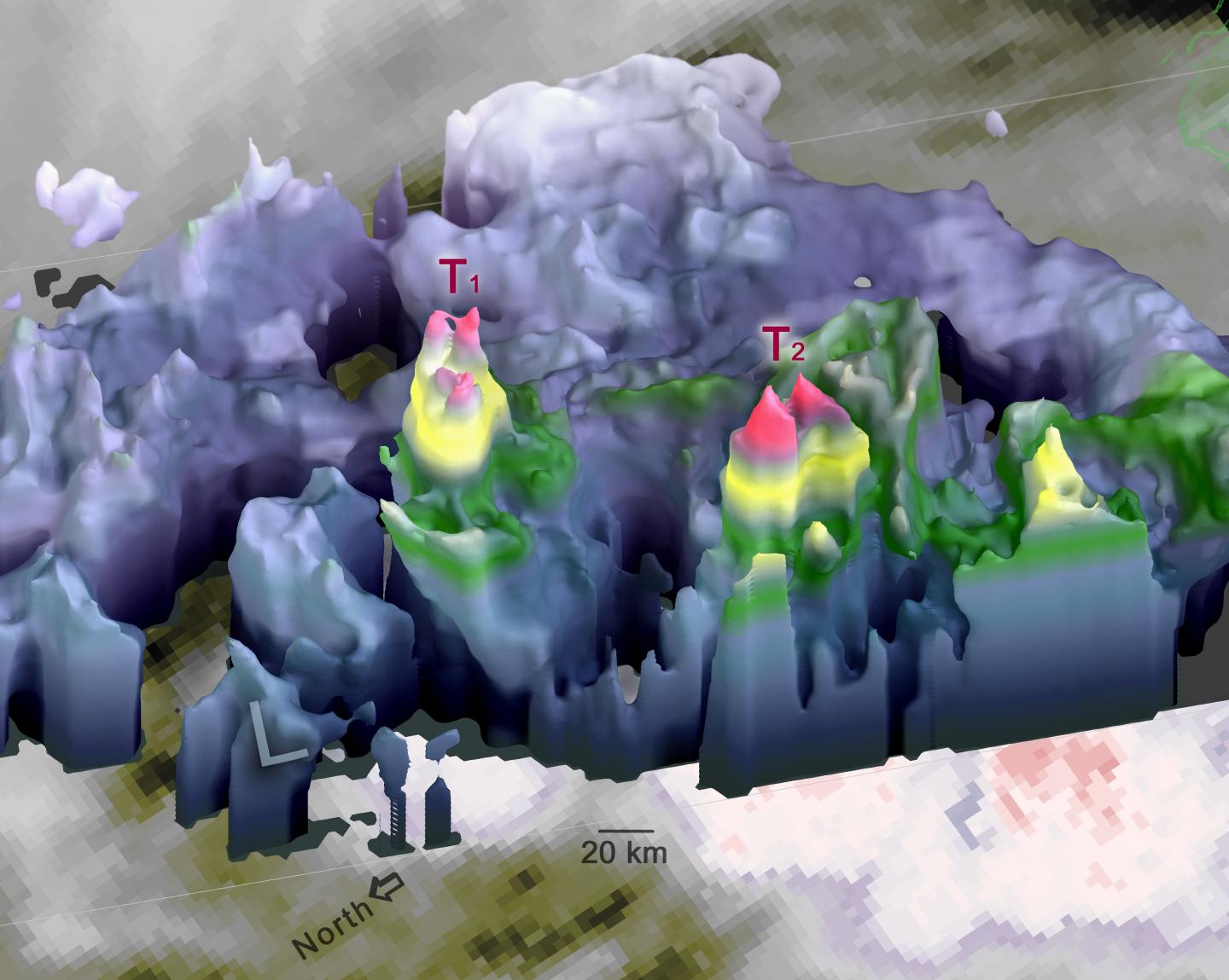 GPM Sees Twin Towers in Hermine