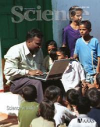 Cover of the Feb, 24, 2012 issue of the Journal <I>Science</I>