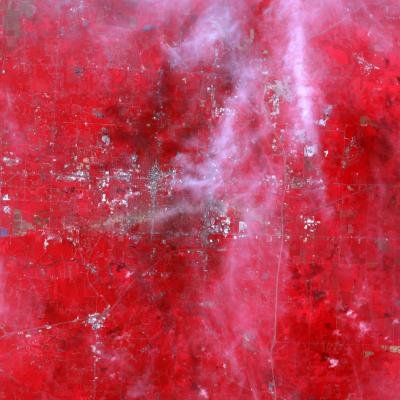NASA ASTER Image of the Tornado Track in Joplin, Missouri