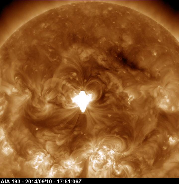 NASA Sees Earth-directed X-Class Solar Flare