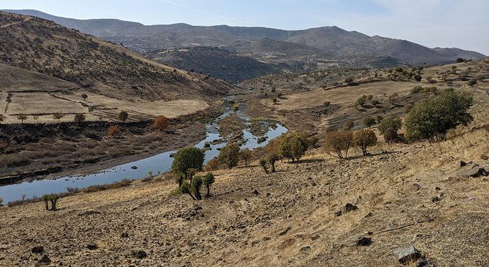 Hillside-near-Göbekli-Tepe,-Turkey