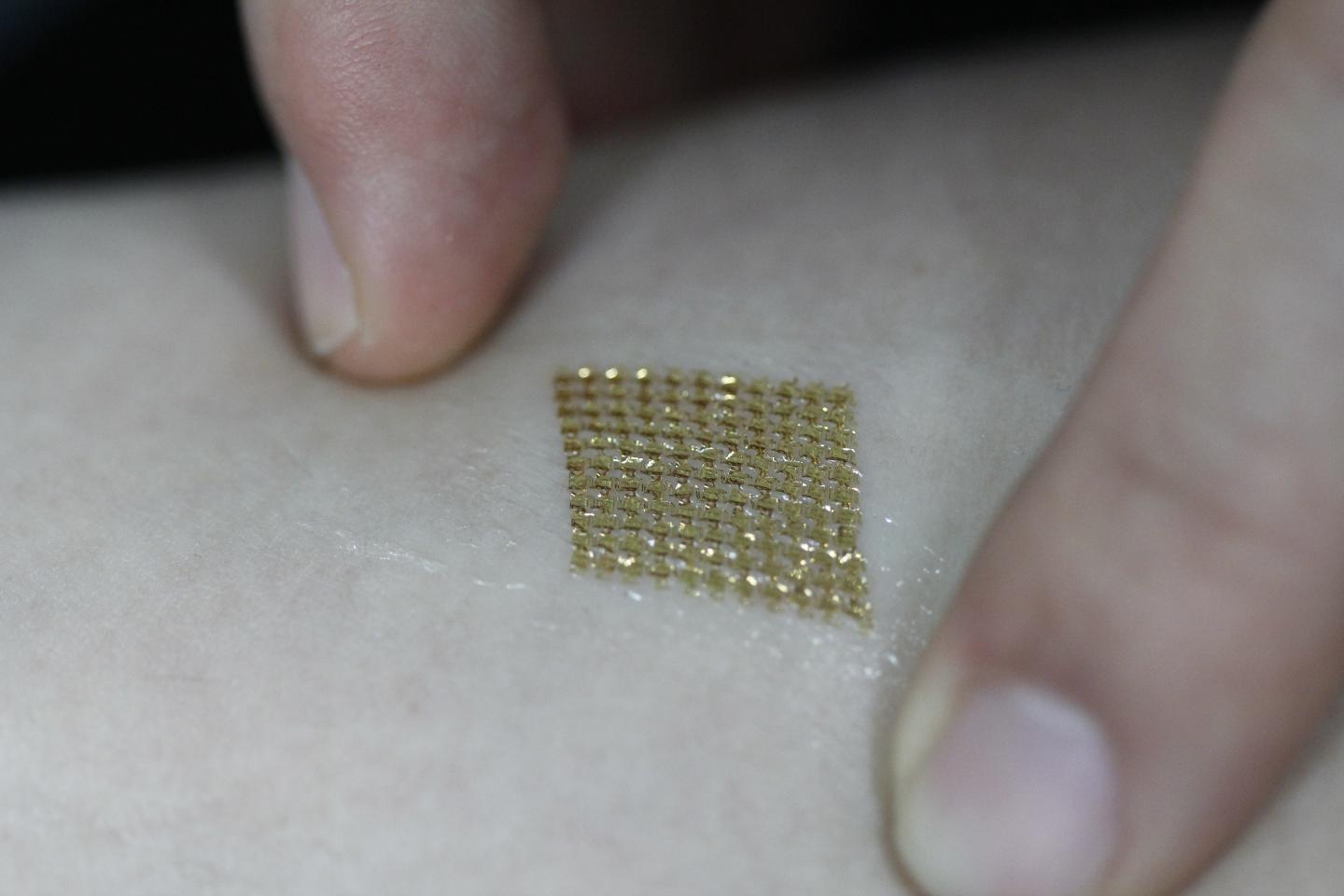 Wearable, Stretchable Memory Device Monitors Heart Rate (1 of 10)