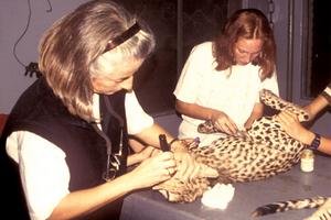 Dr. Linda Munson and Karen Terio