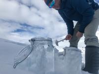 Snow Sampling in Tschuggen, Switzerland