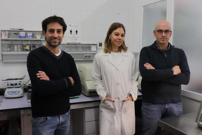 Pablo González Moreno, Katherine Onoszko y Francisco Ruiz Gómez