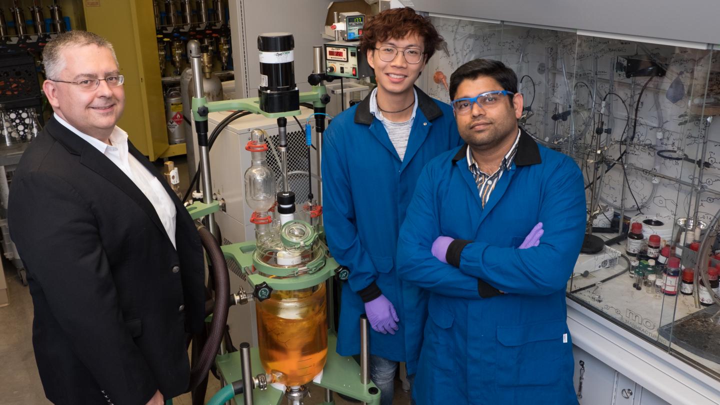László Kürti, Surached Siriwongsup and Padmanabha Kattamuri, Rice University