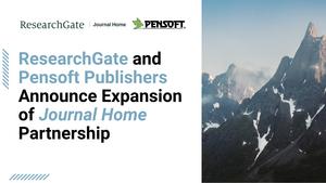 ResearchGate and Pensoft Publishers Announce Expansion of Journal Home Partnership