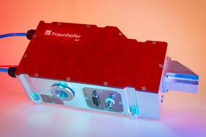 VECSEL module für quantum frequency conversion