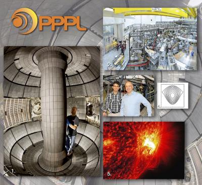 Collage of Top-5 PPPL Achievements in 2015