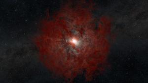 Distant Illustration of Black Hole