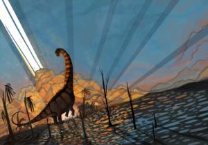 Artist’s rendering of Alamosaurus