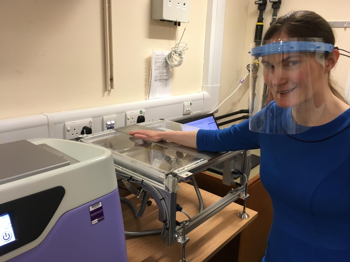 The in vivo THz imaging systems set up for skin imaging
