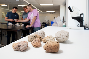 Pink pumice