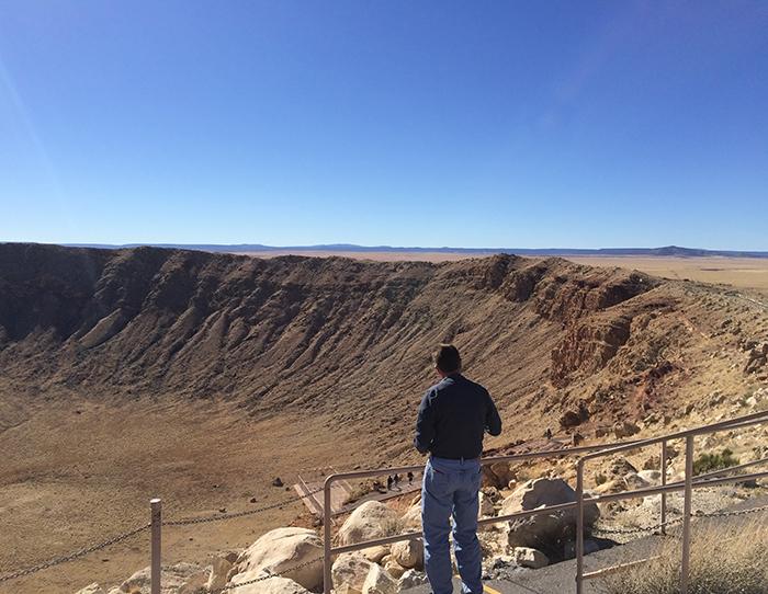 Meteor crater