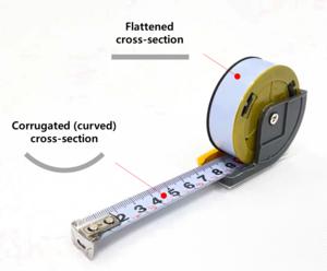 Figure 1. Representative rollable structure: a tape measure