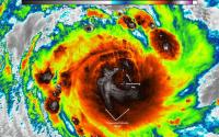 An Infrared Image of Tropical Cyclone Veronica