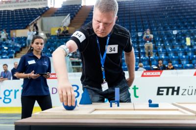 Agility Course with Motorized Arm Prostheses