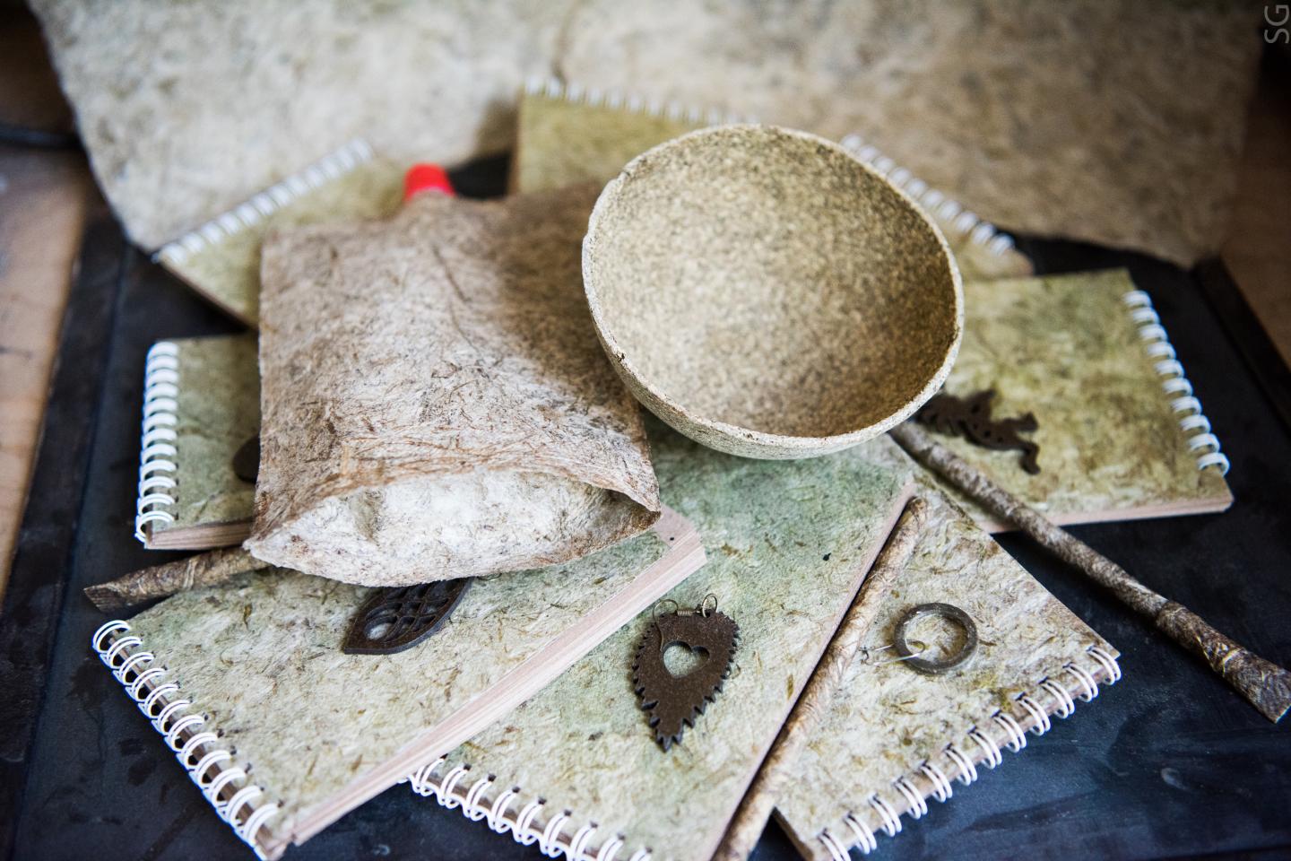 Products Made from a New Biodegradable Composite Material