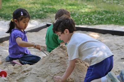 Pre-K Students at Play
