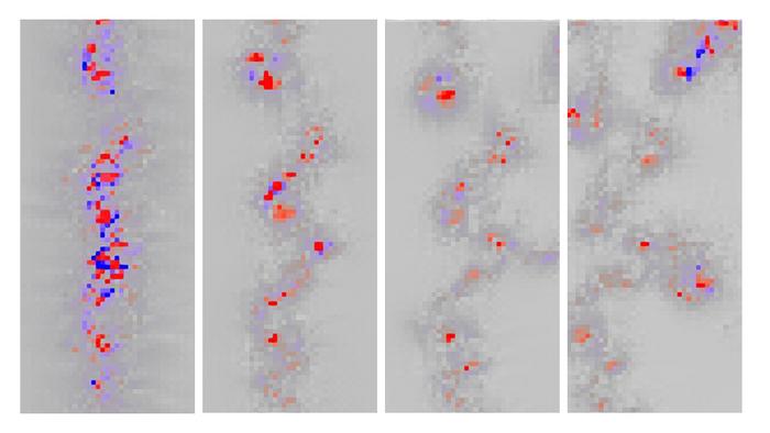 Vortices observed growing larger