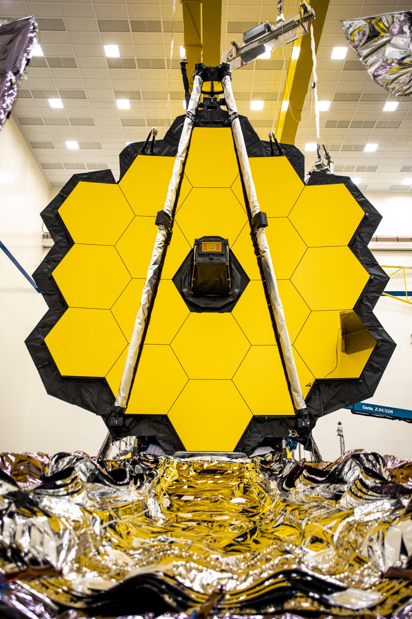 Fully Stowed JWST