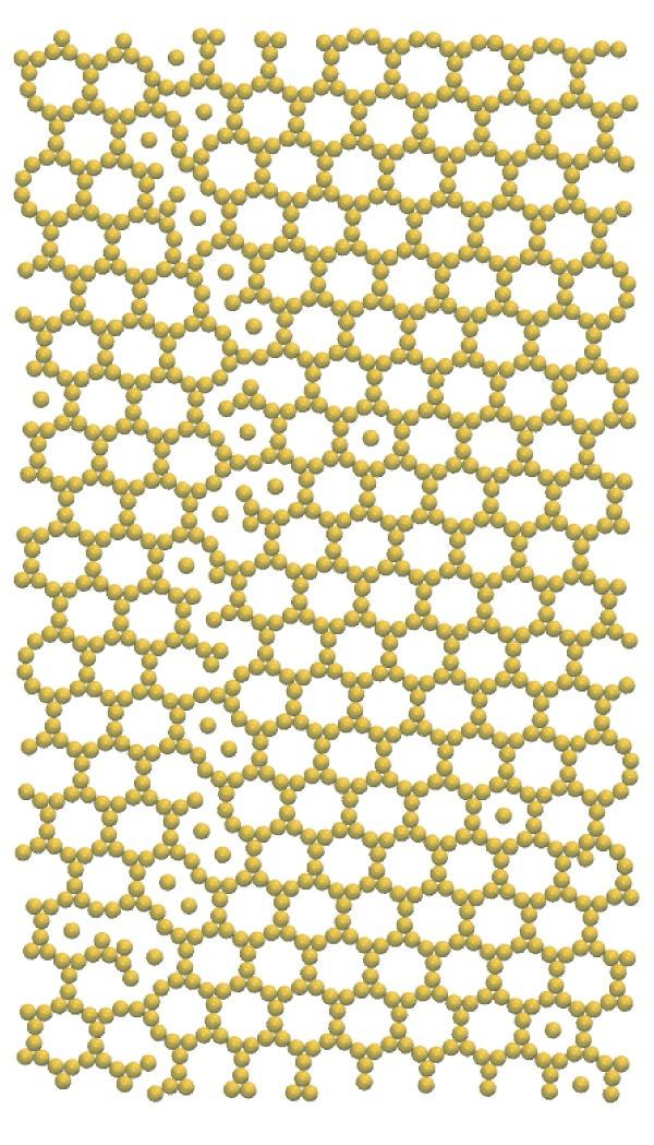 Self-assembled Truncated Hexagonal Crystal