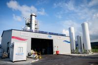 The Front Façade and Refuse Collection Centerof the NTU NEA Waste to Energy Research Facility