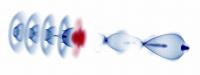 Numerical rendering of the hybrid plasma accelerator.
