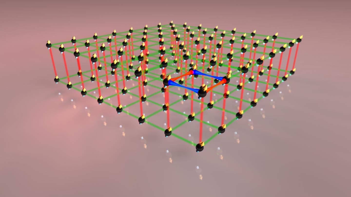 Simulated Solid-bBody Crystal