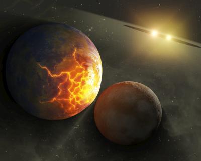 Artist's Concept of Planet Collision